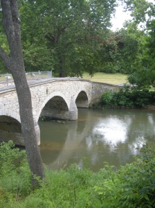 Burnside's bridge across the Antietam river
