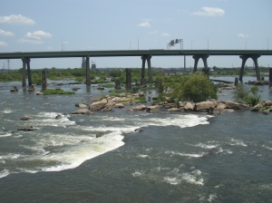 The James River in Richmond