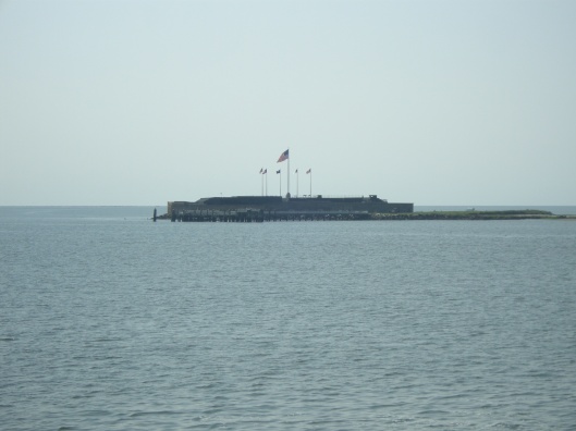 Approaching Fort Sumter.  